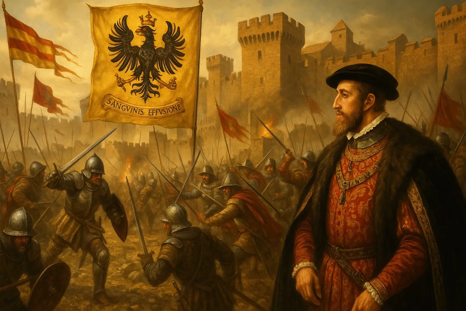 Carlo V e l’Assedio di Catanzaro nel 1528: una città fedele e valorosa