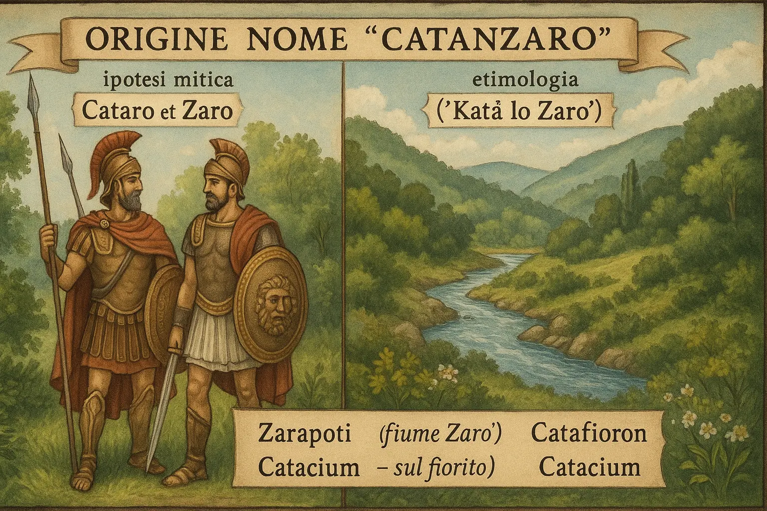 Il Nome di Catanzaro: tra origini leggendarie e radici geografiche