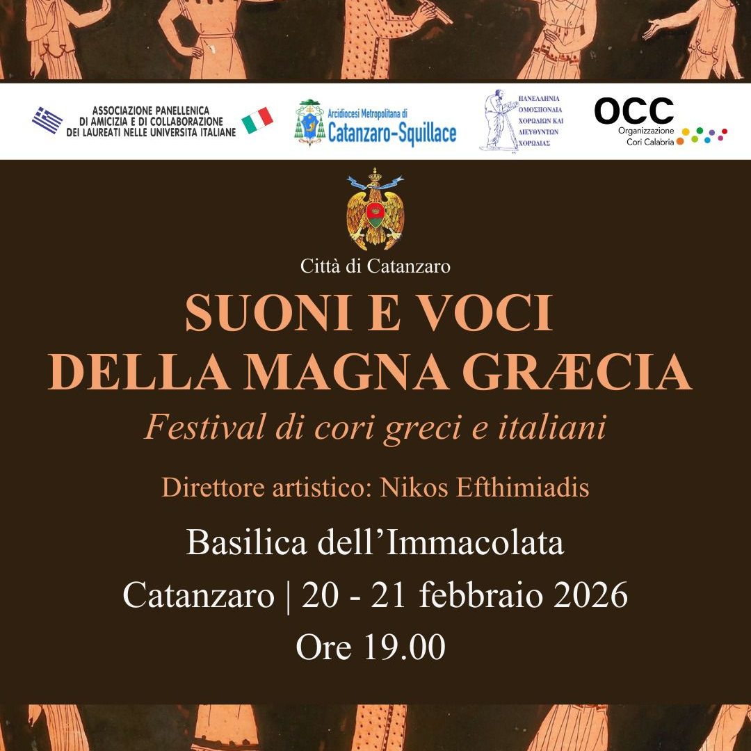 Immagine dell'evento Suoni e voci della Magna Graecia – Festival di cori greci e italiani