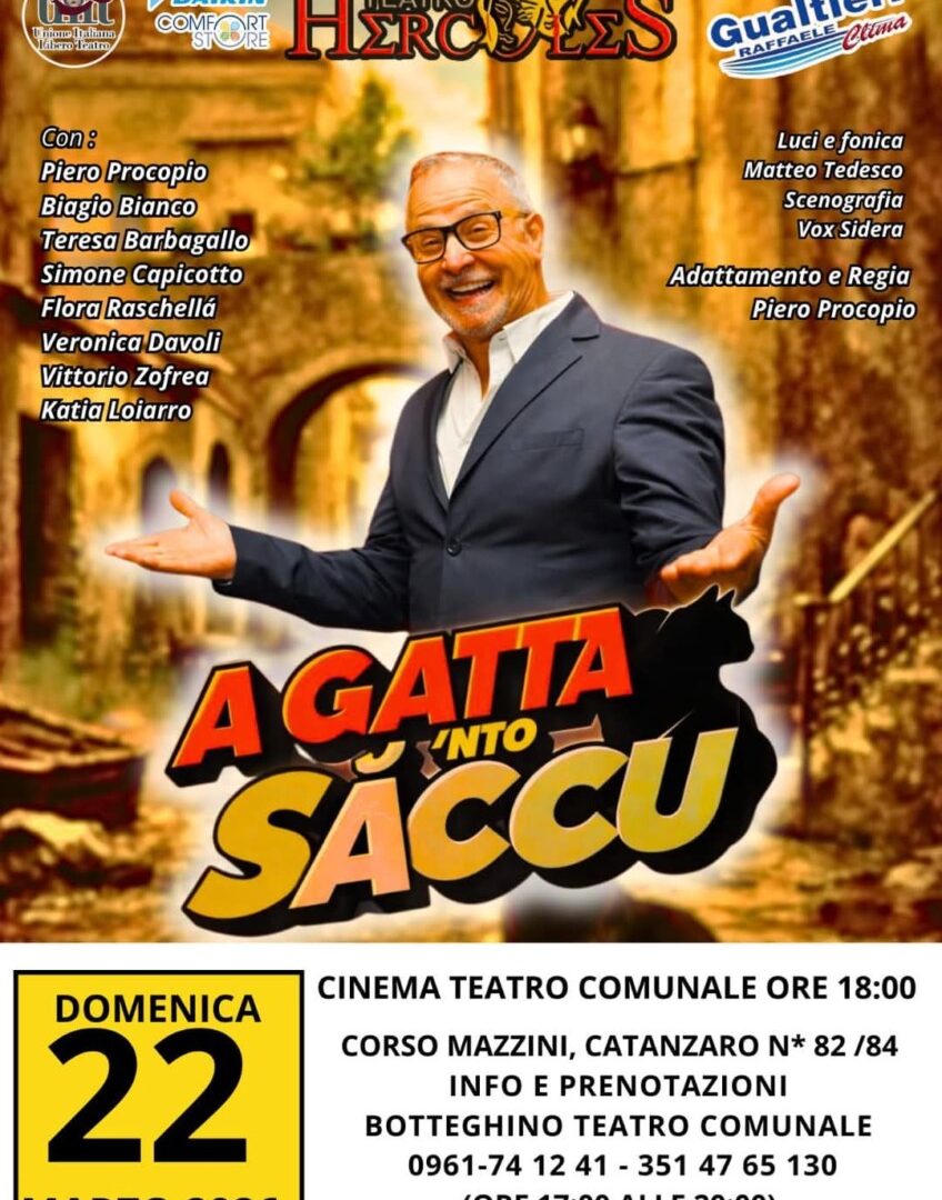 Immagine dell'evento “A gatta nto saccu” con Piero Procopio