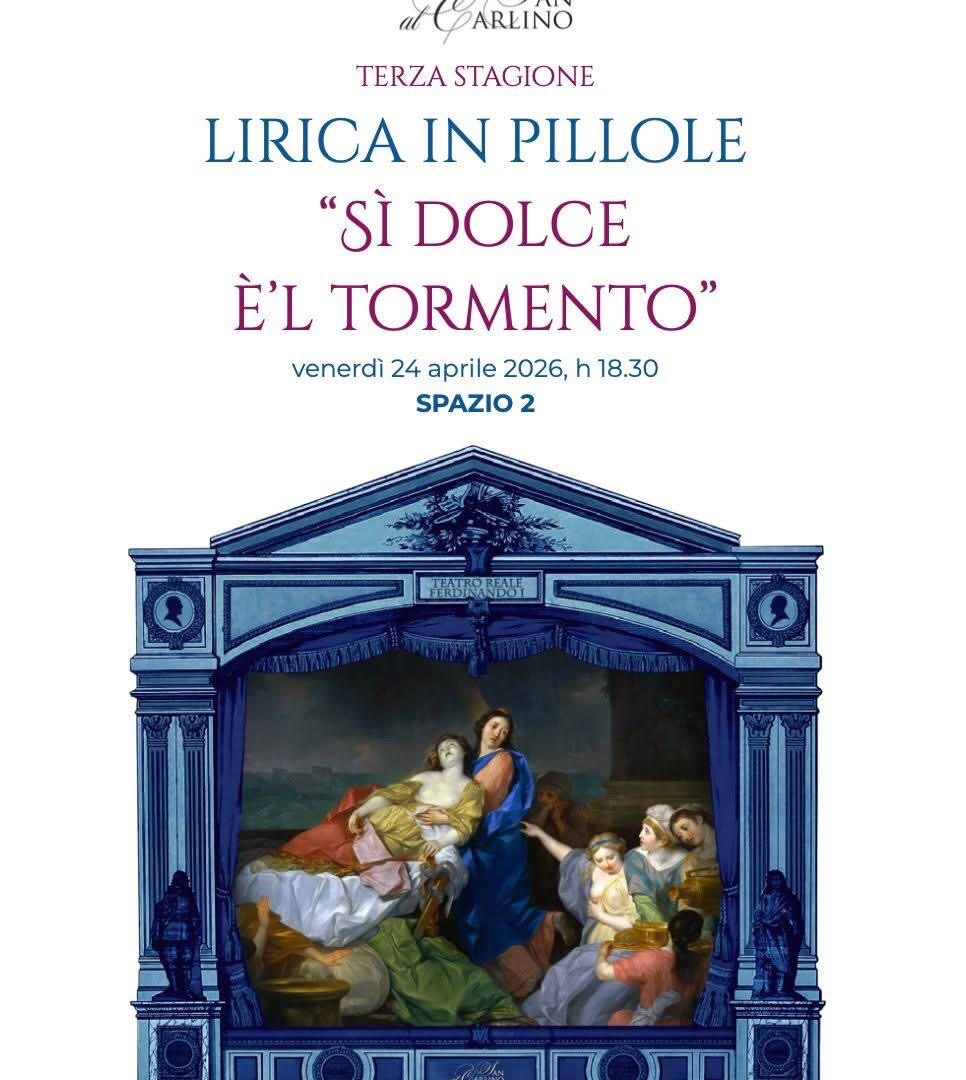 Immagine dell'evento Lirica in Pillole – “Sì dolce è ‘l tormento”