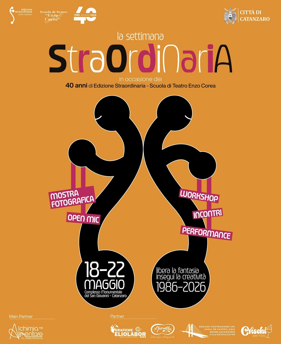 La settimana straordinaria – In occasione dei 40 anni della scuola di Teatro Enzo Corea