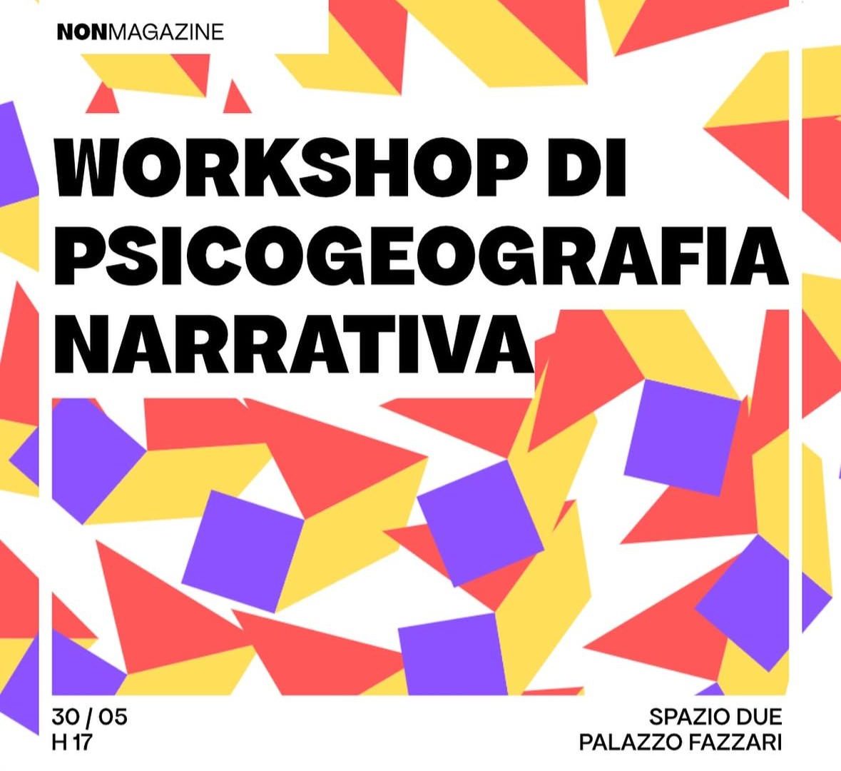 Immagine dell'evento Workshop di psicogeografia narrativa