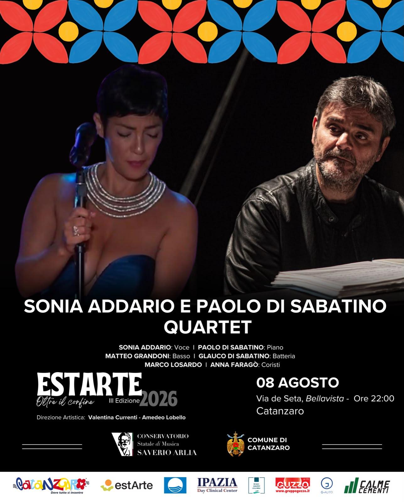 SONIA ADDARIO E PAOLO DI SABATINO QUARTET