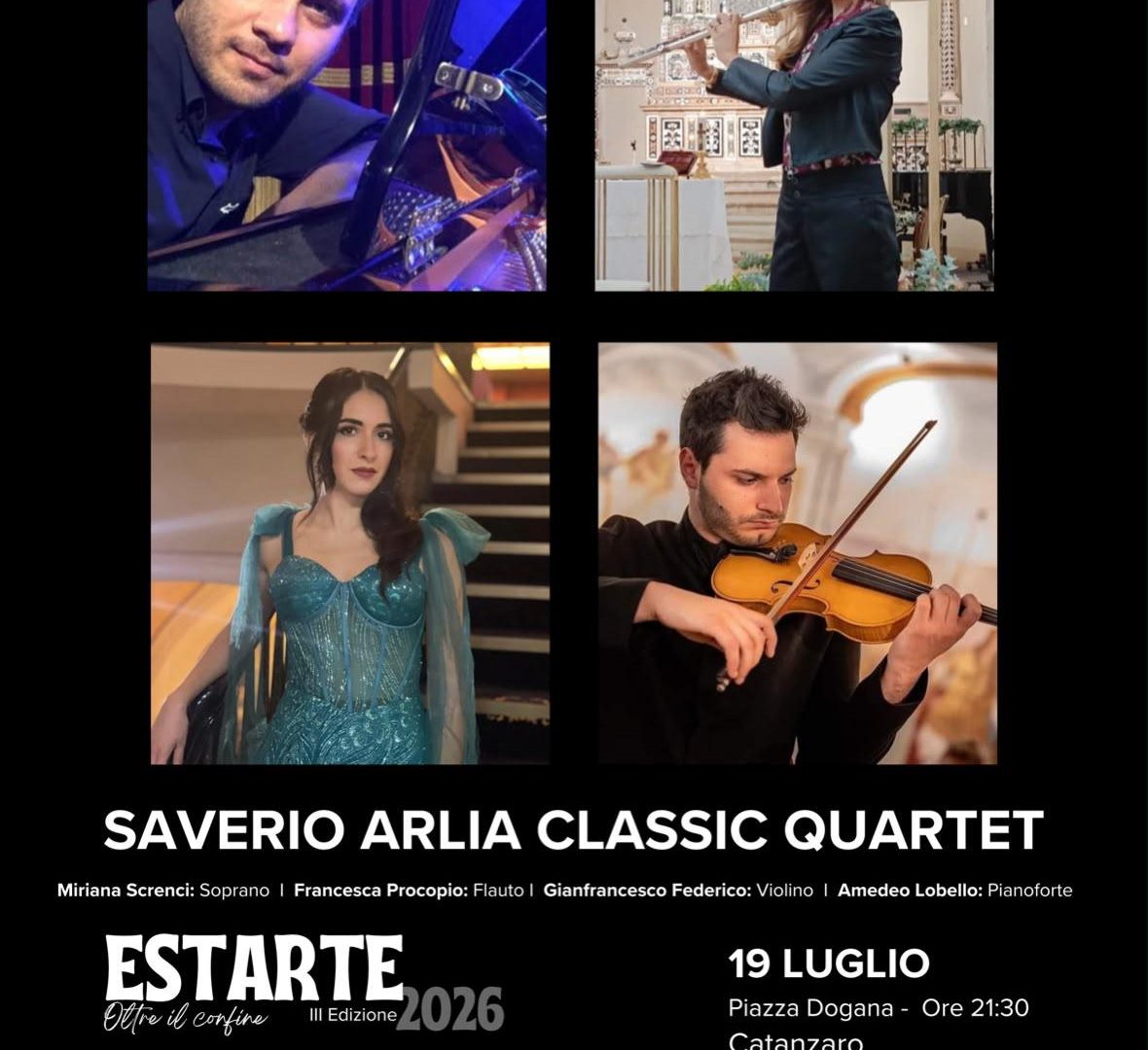 Immagine dell'evento ESTARTE 2026 – SAVERIO ARLIA CLASSIC QUARTET