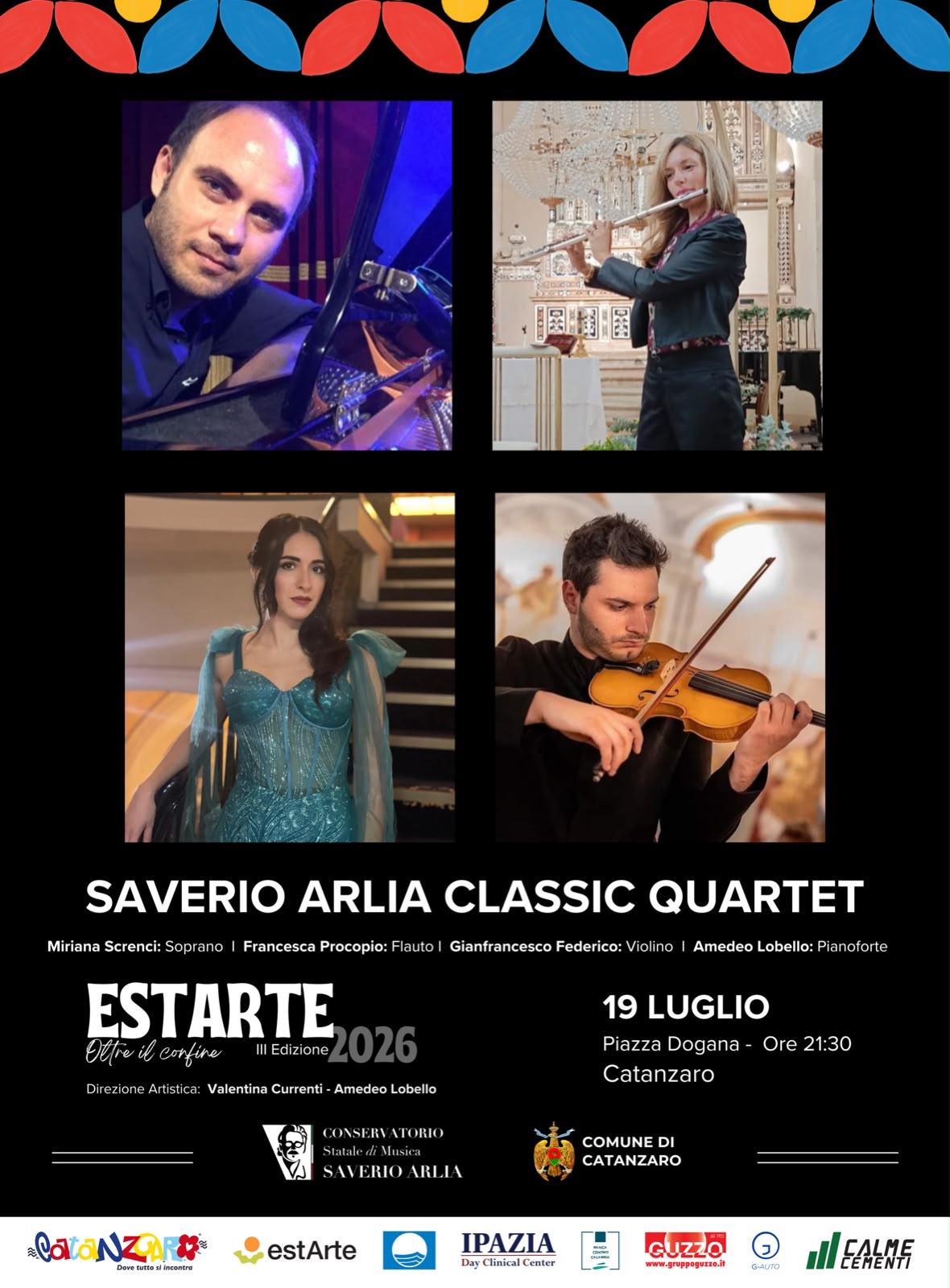 Immagine dell'evento: ESTARTE 2026 – SAVERIO ARLIA CLASSIC QUARTET