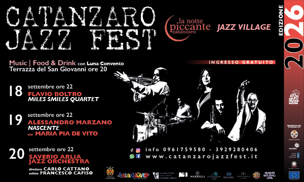 LA NOTTE PICCANTE 2026 – CATANZARO JAZZ FEST