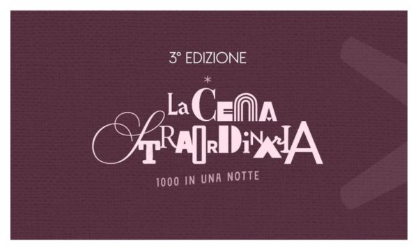 Immagine dell'evento: LA CENA STRAORDINARIA