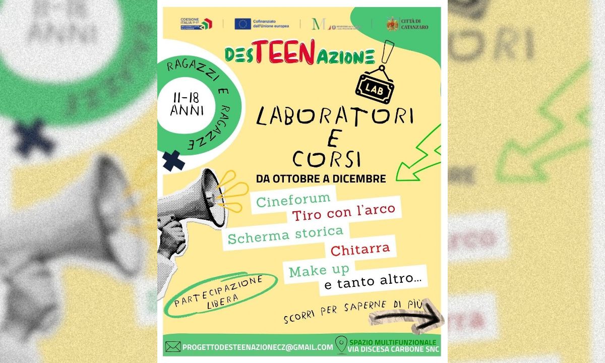 Immagine dell'evento: desTEENazione – Laboratori e corsi