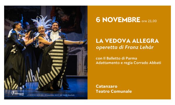 Immagine dell'evento: AMA CALABRIA 2026 – LA VEDOVA ALLEGRA