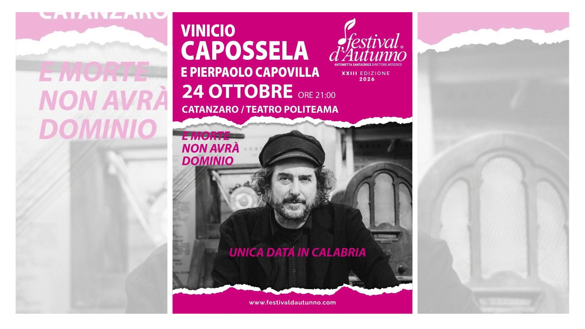 FESTIVAL D’AUTUNNO – VINICIO CAPOSSELA